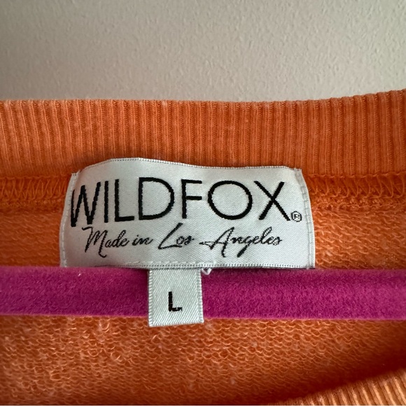 Wildfox Orange Smashed Top with Jack-O-Lantern Faces down the Sleeve - Picture 3 of 4